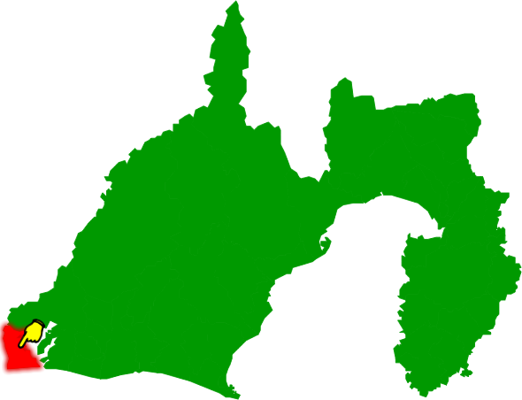 湖西市の場所を示す画像2