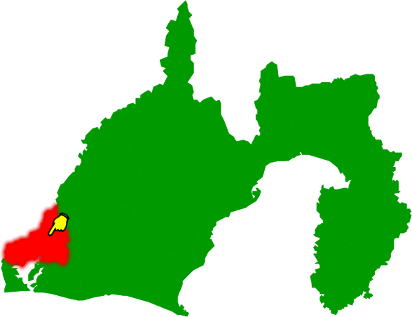 浜松市北区の場所を示す画像2