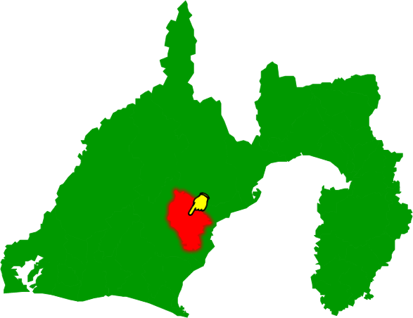 藤枝市の場所を示す画像2