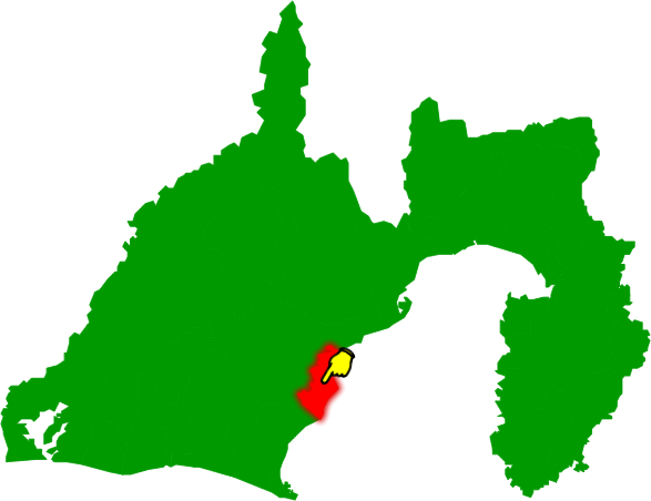 焼津市の場所を示す画像2