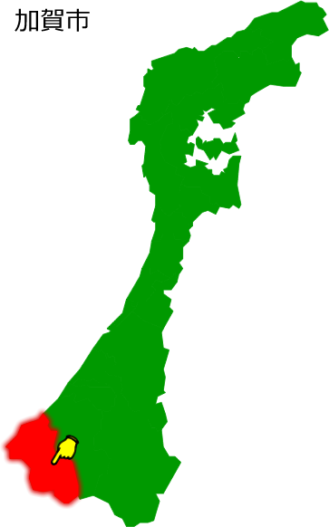 加賀市の場所を示す画像1