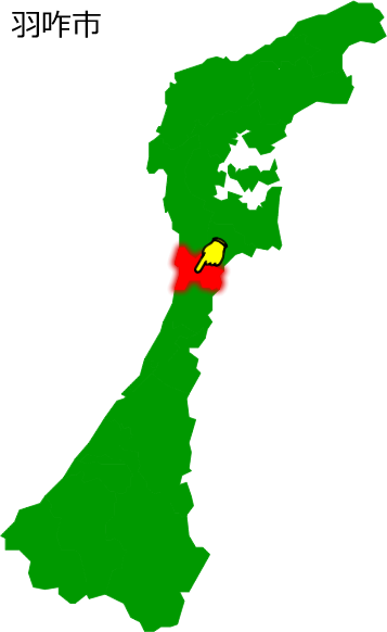 羽咋市の場所を示す画像1