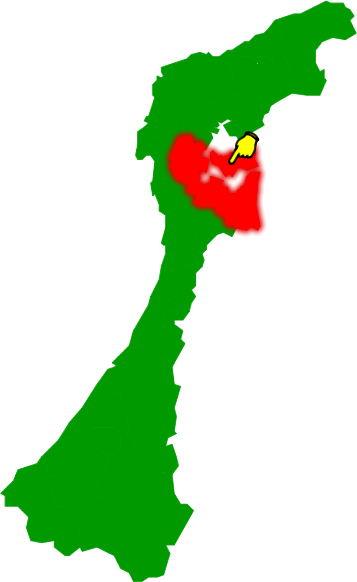 七尾市の場所を示す画像2