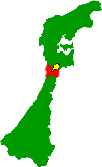羽咋市の場所を示す画像2