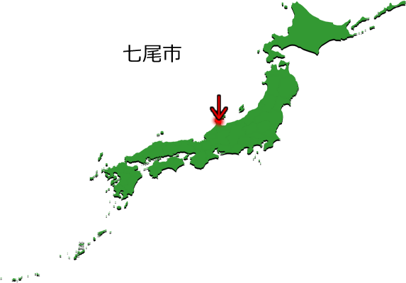 七尾市の場所を示す画像3