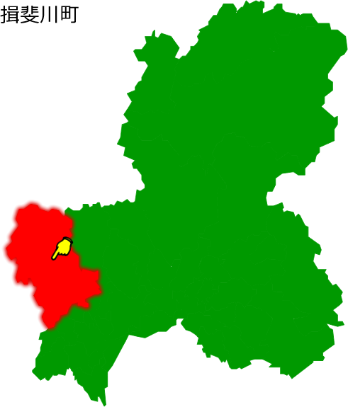 揖斐川町の場所を示す画像1