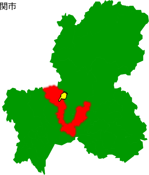 関市の場所を示す画像1