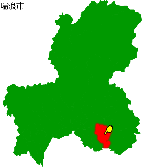 瑞浪市の場所を示す画像1