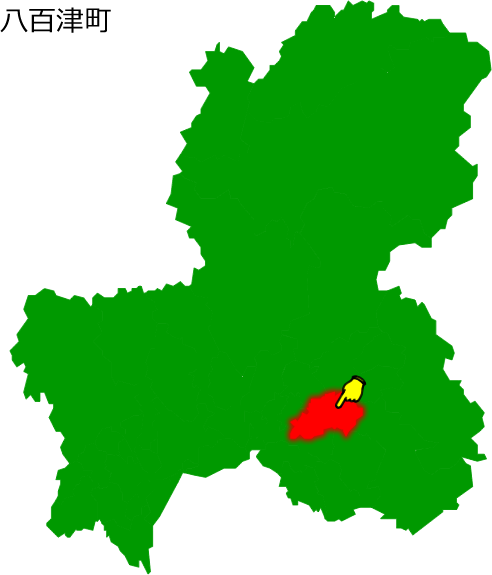 八百津町の場所を示す画像1