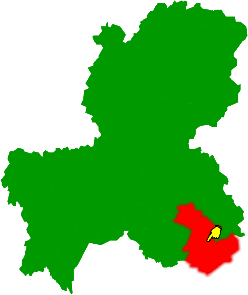 恵那市の場所を示す画像2