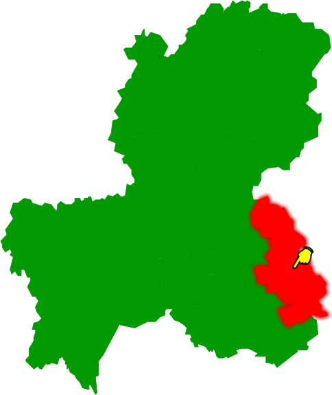 中津川市の場所を示す画像2