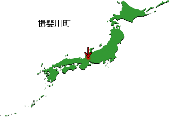 揖斐川町の場所を示す画像3
