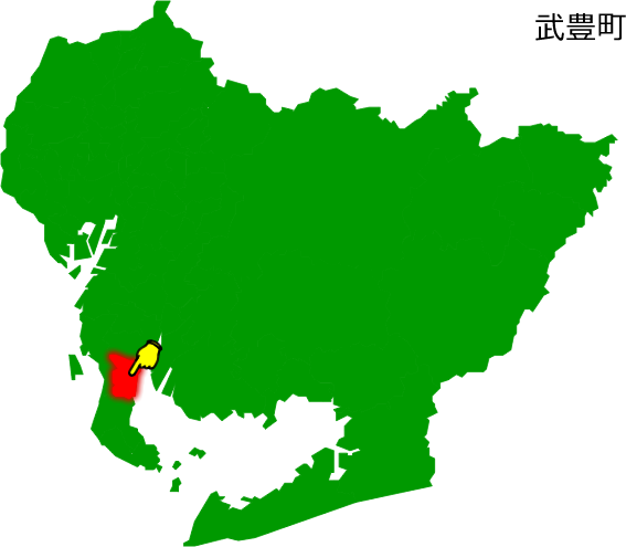 武豊町の場所を示す画像1