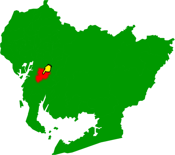 大府市の場所を示す画像2