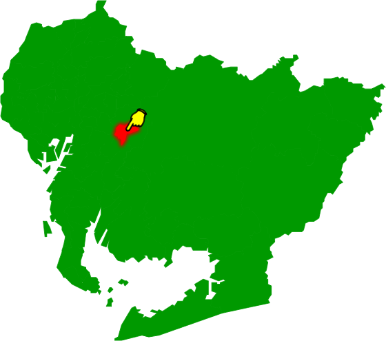 東郷町の場所を示す画像2