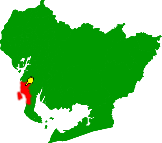 常滑市の場所を示す画像2