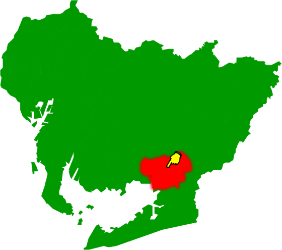 豊川市の場所を示す画像2