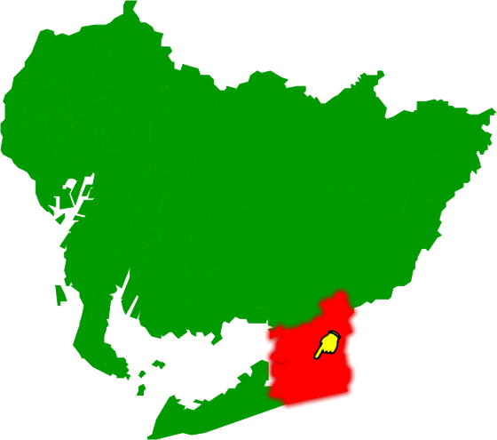 豊橋市の場所を示す画像2