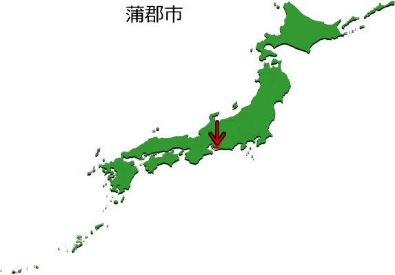 蒲郡市の場所を示す画像3