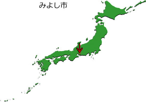 みよし市の場所を示す画像3