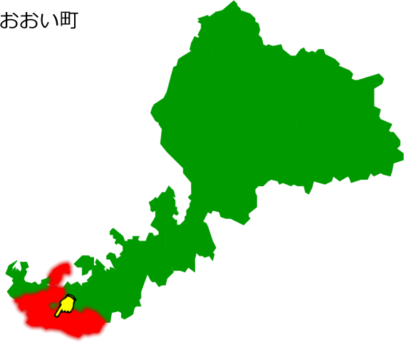 おおい町の場所を示す画像1