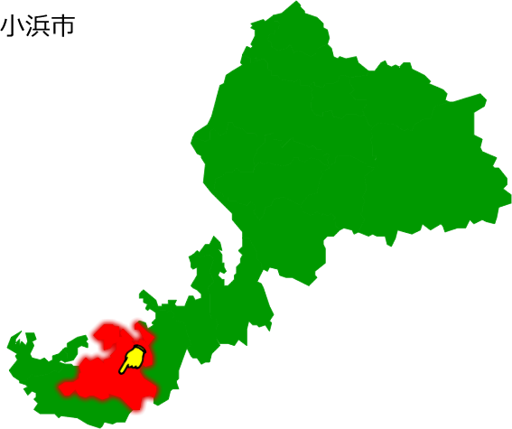 小浜市の場所を示す画像1