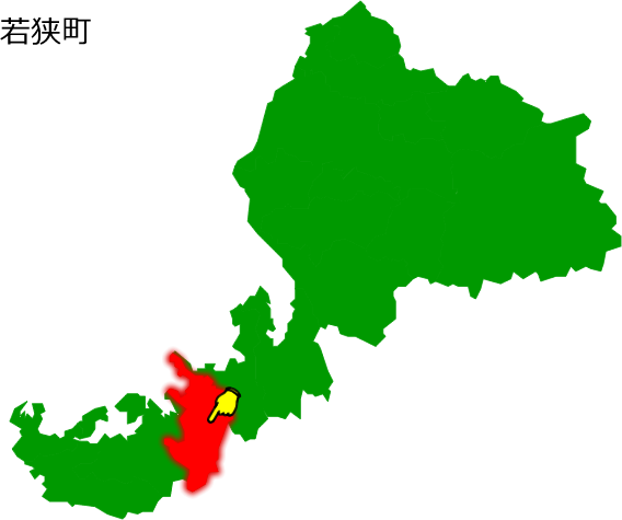 若狭町の場所を示す画像1