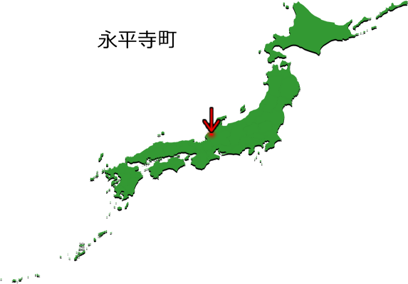 永平寺町の場所を示す画像3