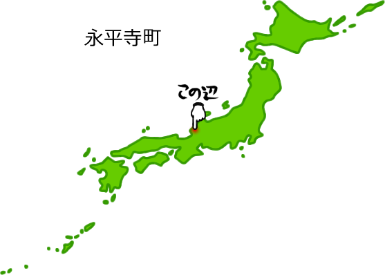 永平寺町の場所を示す画像5