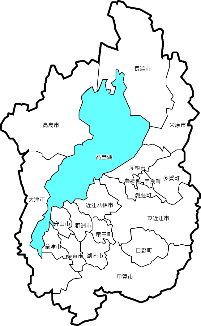 滋賀県のカラーバリエーション地図画像10