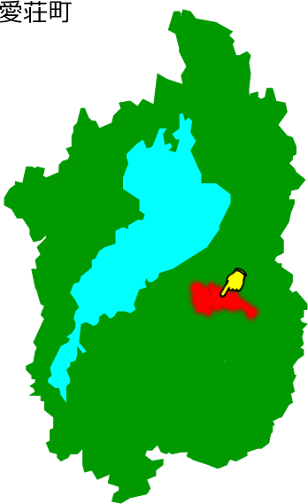 愛荘町の場所を示す画像1
