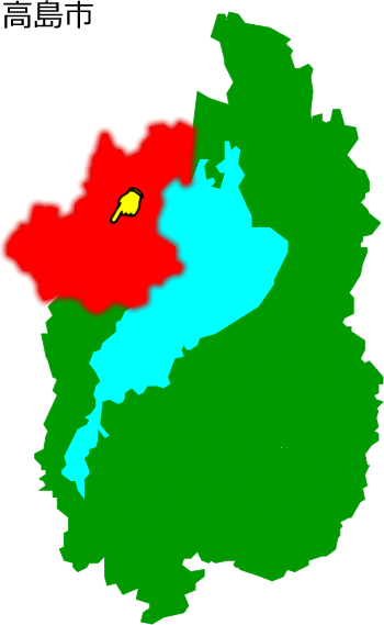 高島市の場所を示す画像1