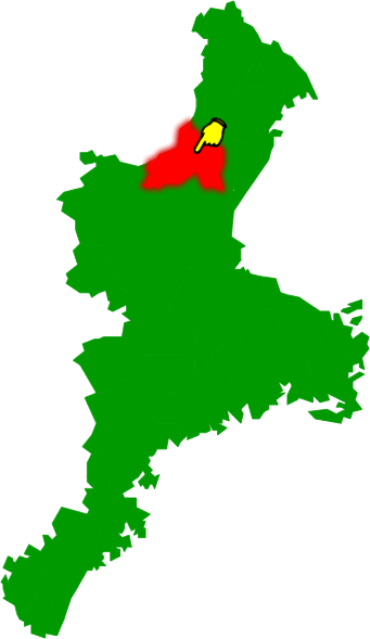 亀山市の場所を示す画像2