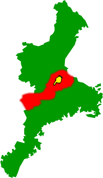 松阪市の場所を示す画像2