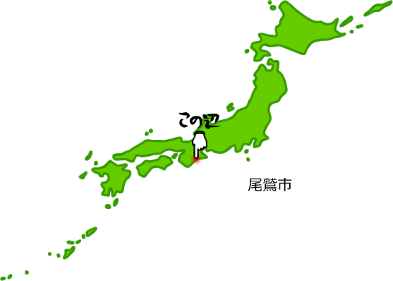 尾鷲市の場所を示す画像5