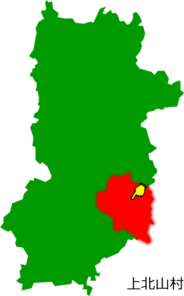 上北山村の場所を示す画像1