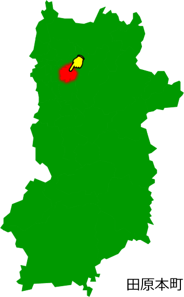 田原本町の場所を示す画像1