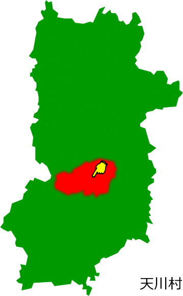 天川村の場所を示す画像1