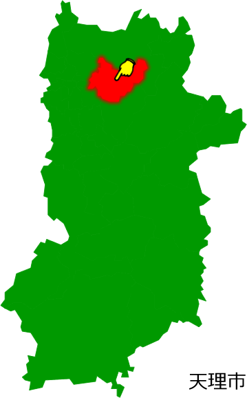 天理市の場所を示す画像1