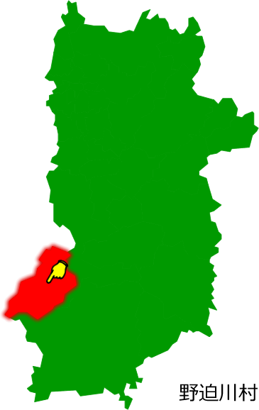 野迫川村の場所を示す画像1