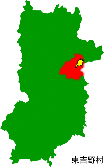 東吉野村の場所を示す画像1