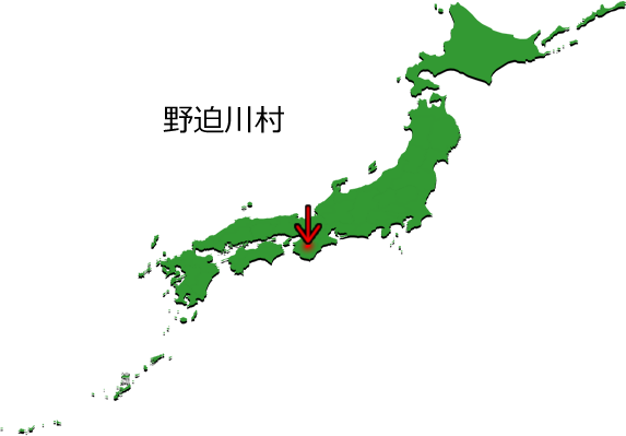 野迫川村の場所を示す画像3