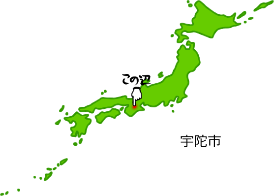 宇陀市の場所を示す画像5