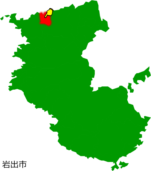 岩出市の場所を示す画像1