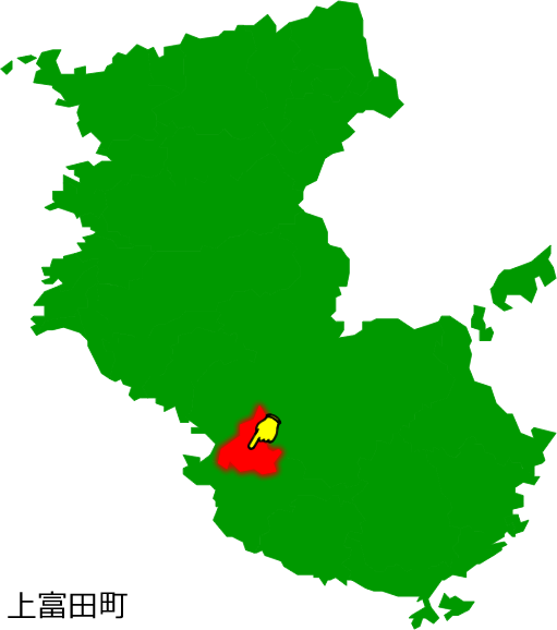 上富田町の場所を示す画像1
