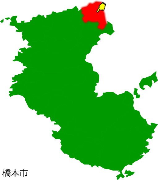 橋本市の場所を示す画像1