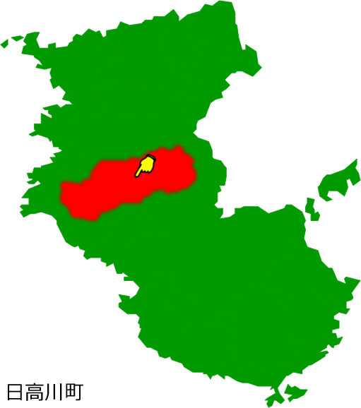 日高川町の場所を示す画像1