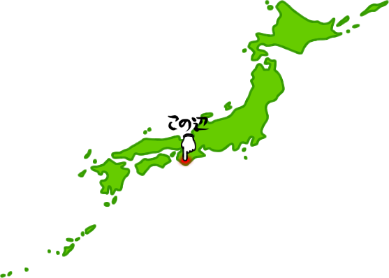 田辺市の場所を示す画像6