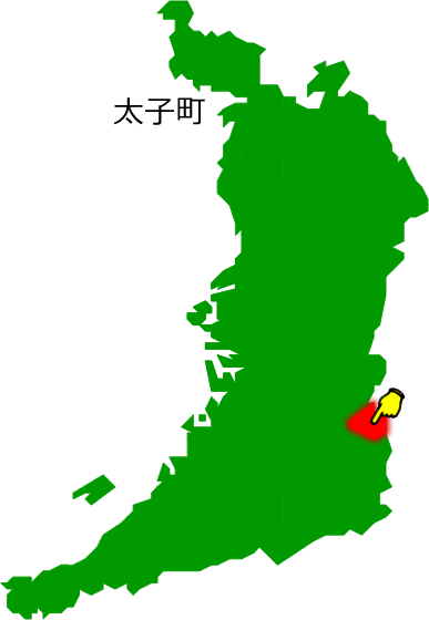 太子町の場所を示す画像1