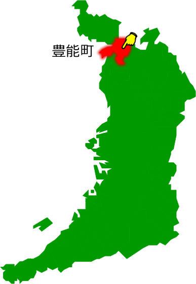 豊能町の場所を示す画像1